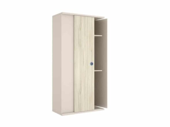 Armario de 2 puertas correderas con panel espejo Cosmo 26 de Glicerio  Chaves - Muebles A Casa