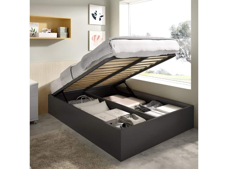 Detalle cama elevable modelo Jumpy 205