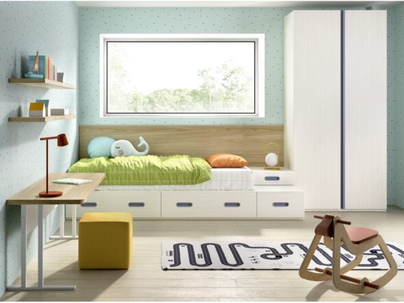 Dormitorio juvenil modelo Jumpy 218