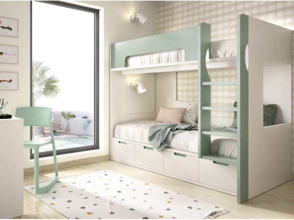 Litera dormitorio juvenil modelo Jumpy 307