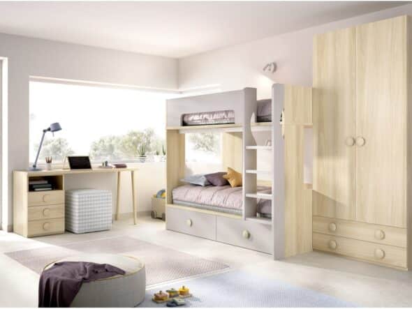 Dormitorio juvenil modelo Jumpy 312