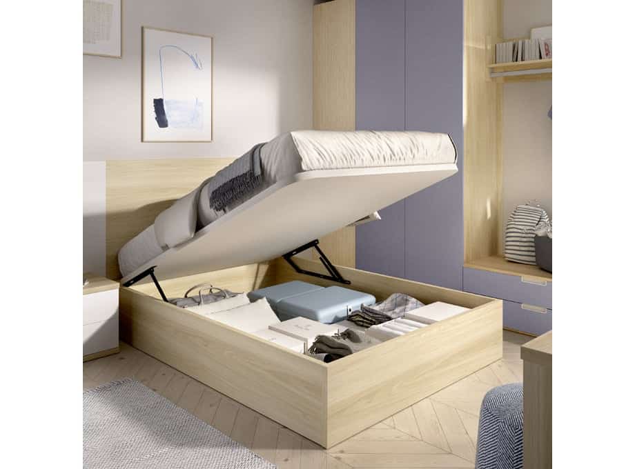 Detalle cama modelo Jumpy 508