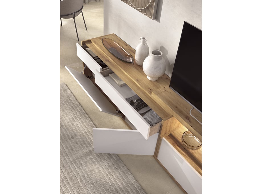 Detalle mueble salón modelo Duo 02