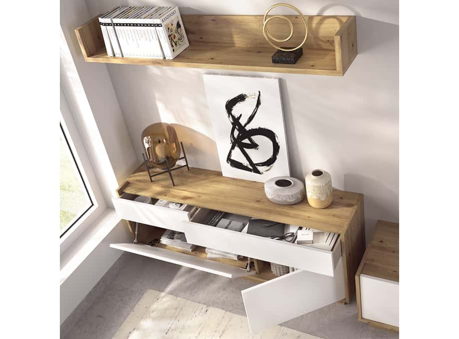 Detalle mueble abierto modelo Duo 10