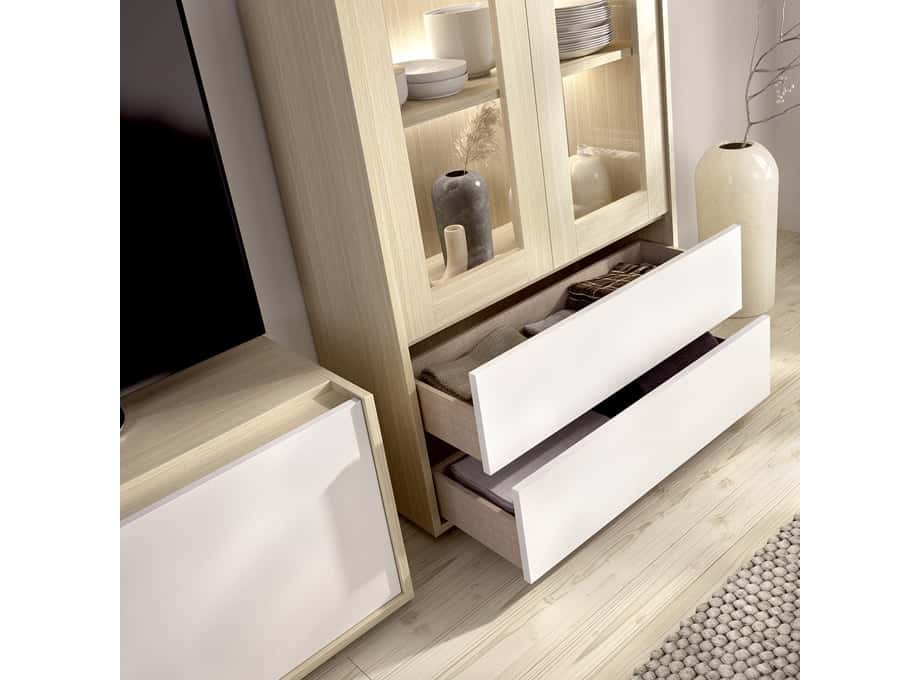Detalle cajones abiertos modelo Duo 41
