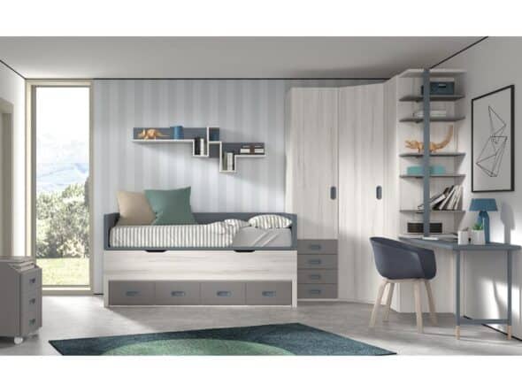 Dormitorio juvenil modelo Evo 001