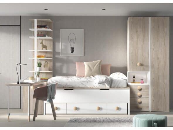 Dormitorio juvenil modelo Evo 004