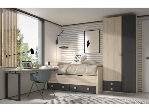 Dormitorio juvenil modelo Evo 013