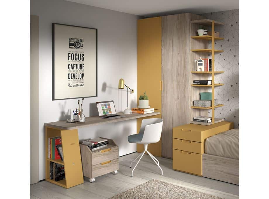 Detalle habitación juvenil modelo Evo 155