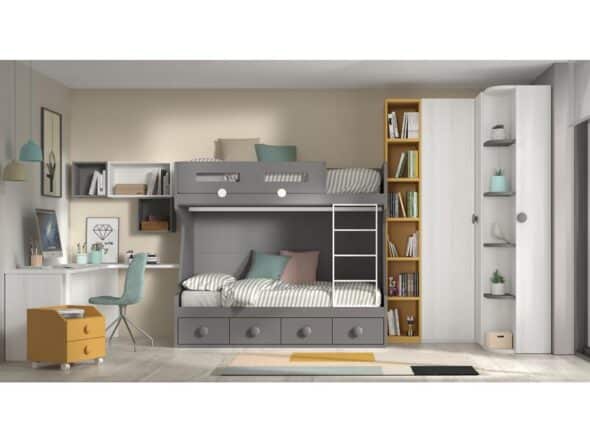 Dormitorio juvenil modelo Evo 209