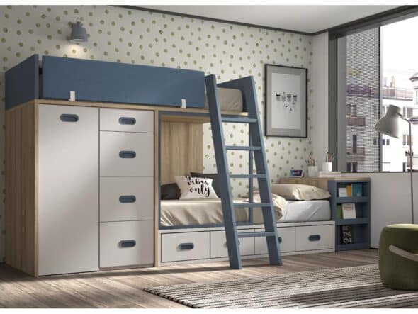 Dormitorio juvenil modelo Evo 212