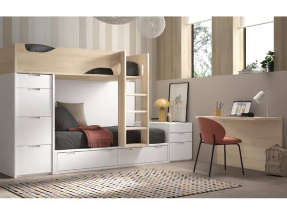 Dormitorio juvenil modelo Evo 213A