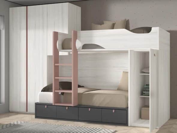 Dormitorio juvenil modelo Evo 215