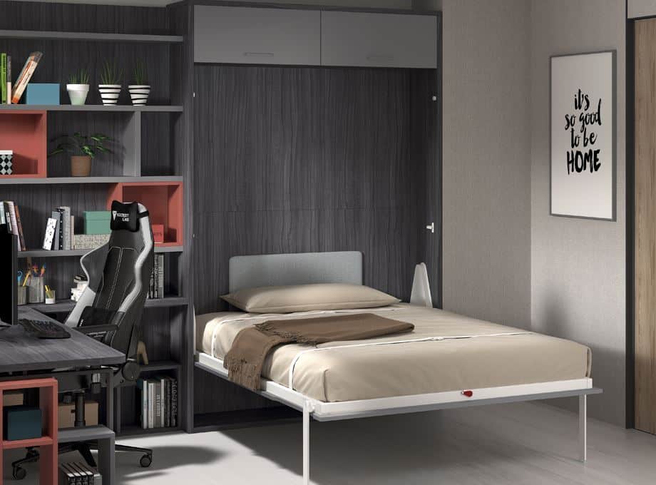 Detalle cama abatible modelo Evo 265