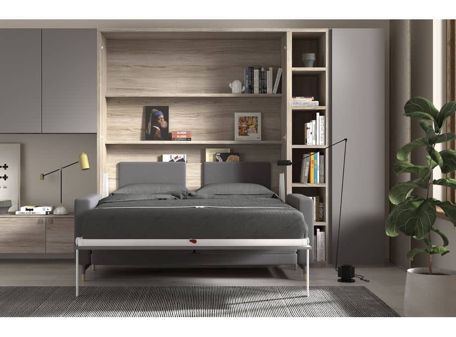 Cama abatible abierta del modelo Evo 269