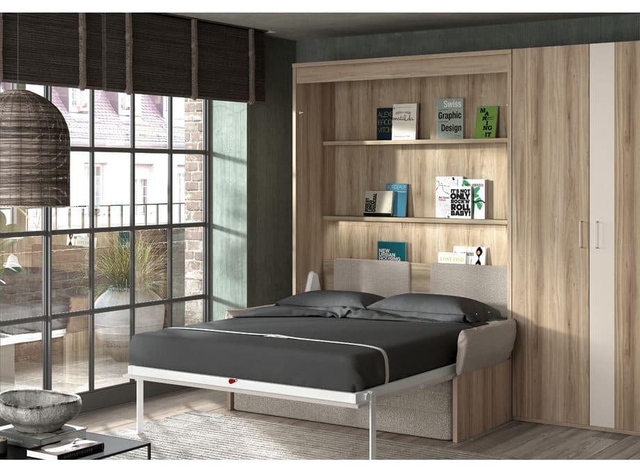 Cama abatible grande abierta modelo Evo 270