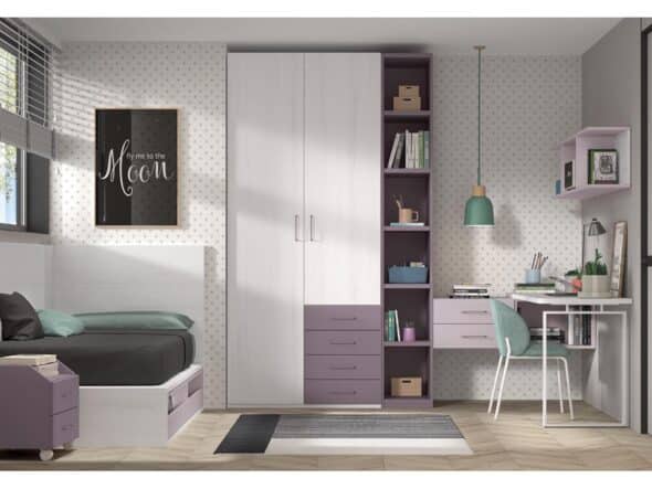 Dormitorio juvenil modelo Evo 307