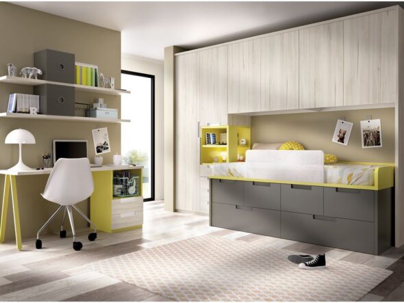 Dormitorio con puente Rimobel
