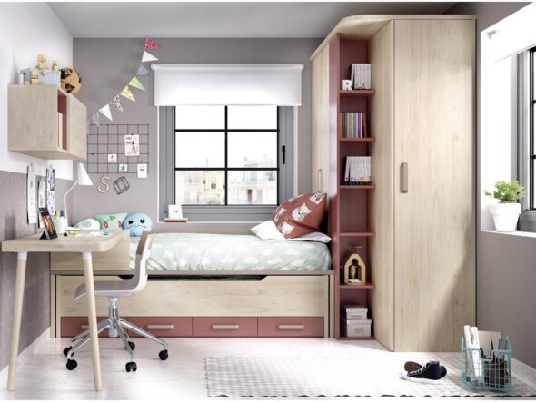 Dormitorio juvenil moderno Rimobel