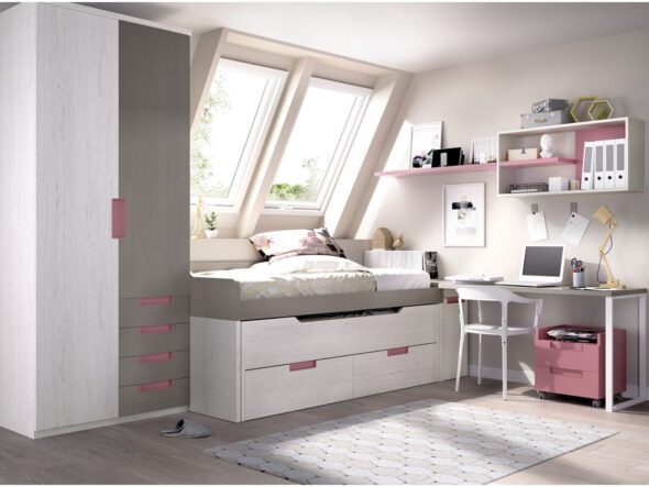 Dormitorio con compacto alto Rimobel
