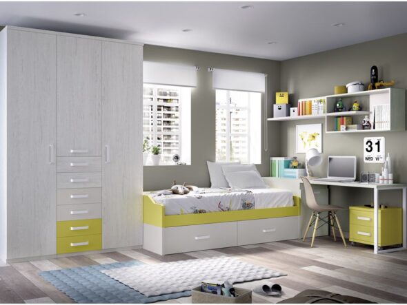 Dormitorio juvenil completo Rimobel 207