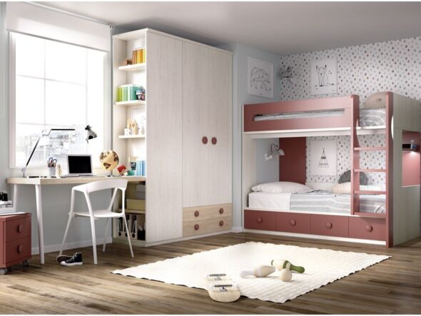 Dormitorio con literia RImobel 301