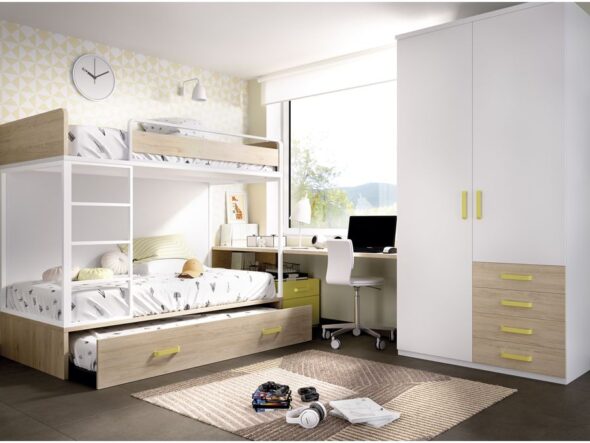 Dormitorio para joven con litera Rimobel 309
