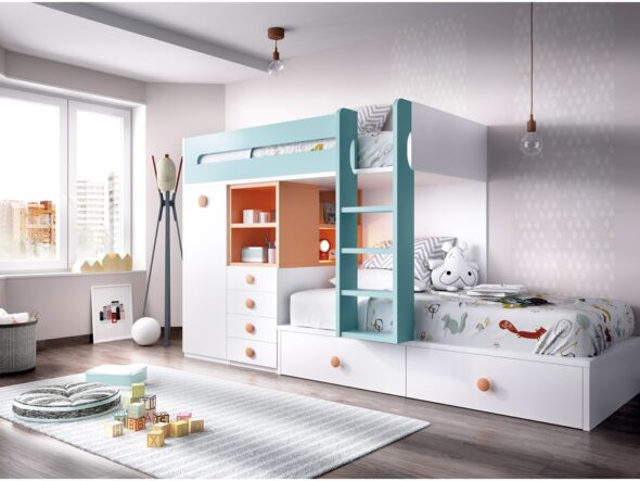 Cama tren juvenil Rimobel 312