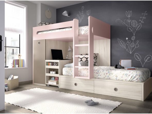 Cama tren Rimobel Mundo Joven 313