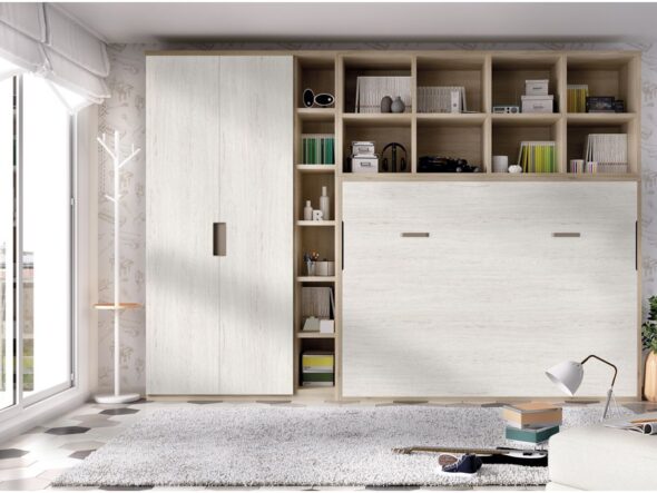 Dormitorio juvenil cama abatible Rimobel