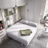 Cama abatible de matrimonio abierta