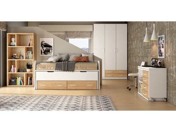 Dormitorio juvenil modelo Lider Go 07