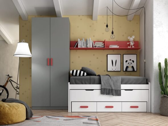 Dormitorio juvenil modelo Lider Go 10