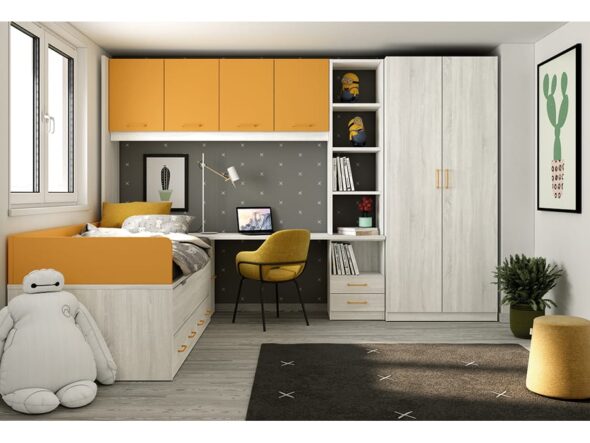 Dormitorio juvenil modelo Lider Go 13