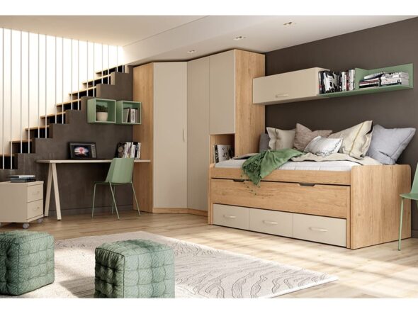 Dormitorio juvenil modelo Lider Go 14