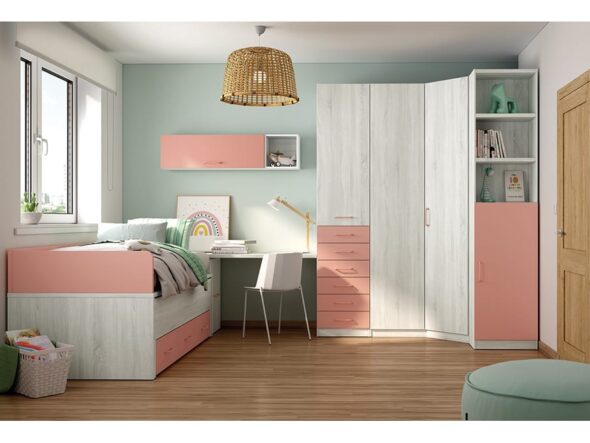 Dormitorio juvenil modelo Lider Go 01