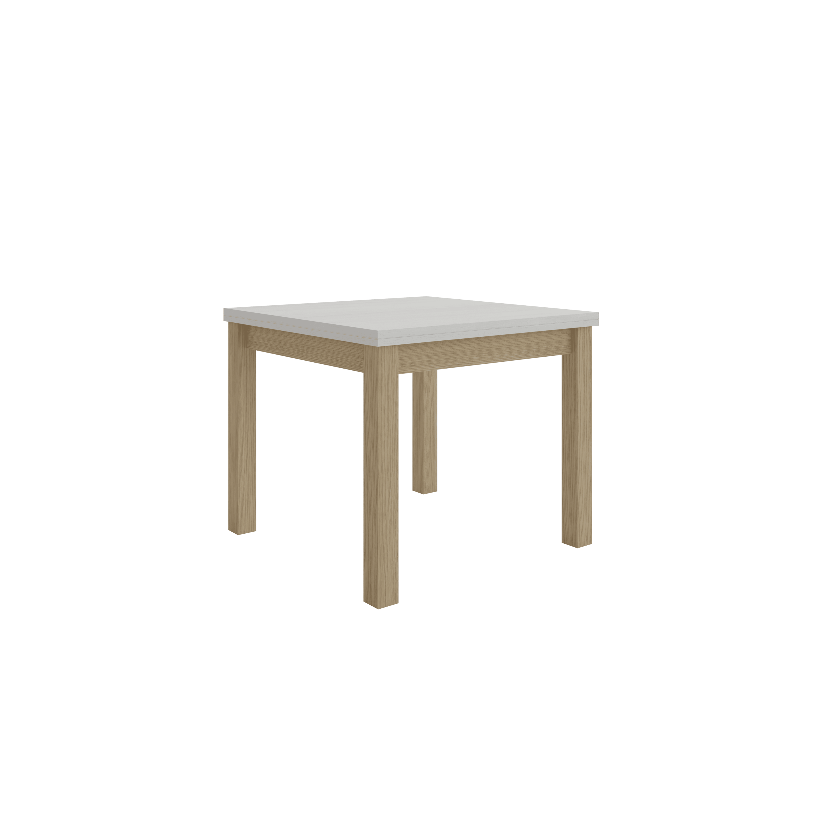 Mesa de comedor modelo Neo M901-Polar-Nuez