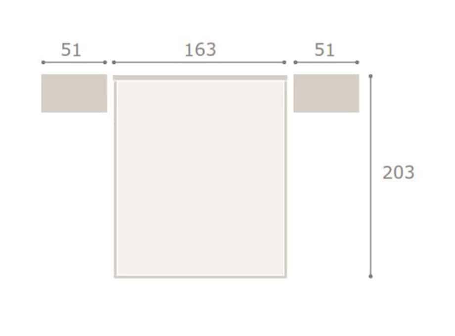 Medidas cama Ghio 20