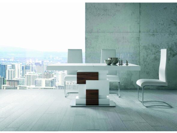 Mesa de comedor Modus natura Bruselas lacada