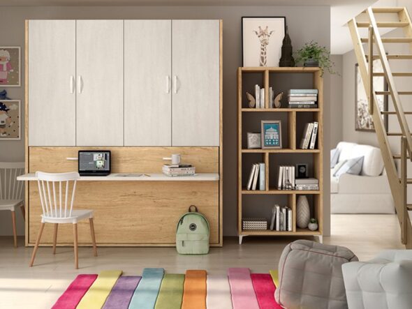 Dormitorio Juvenil cama abatible Azor lider 25