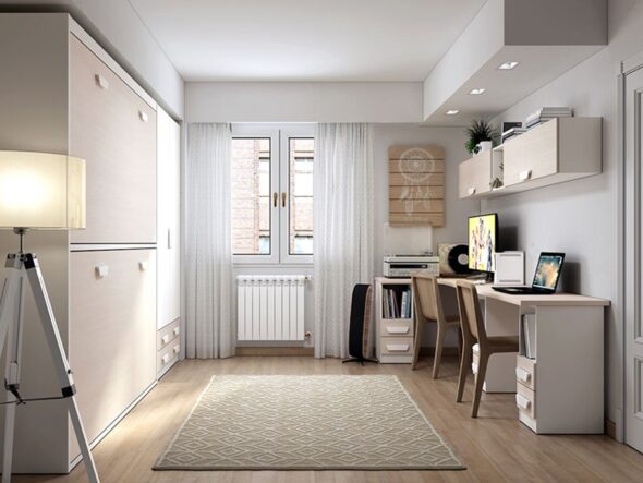 Dormitorio Juvenil cama abatible Azor lider 26