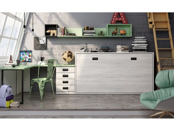 Dormitorio Juvenil cama abatible Azor lider 27