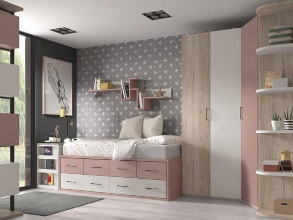 Dormitorio juvenil modelo Evo 22