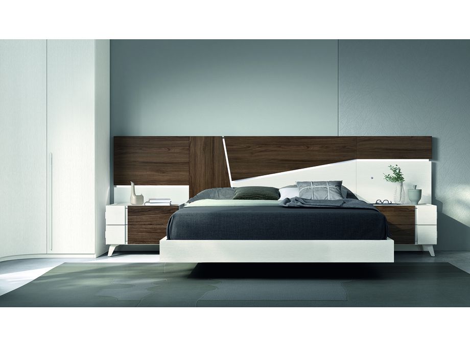 Dormitorio de matrimonio con bancada volada modelo Cosmos 038