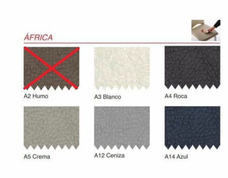 Carta colores Adara africa rectificada