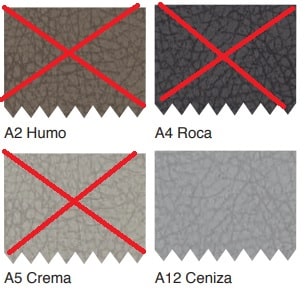 Carta de colores silla Romy Africa rectificada