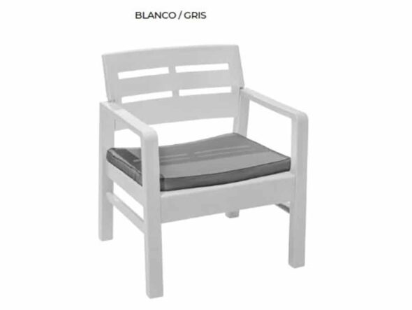 Silla de exterior Leti Blanco