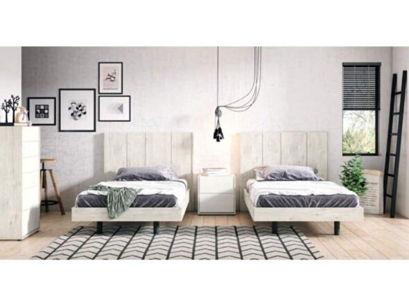 Dormitorio dos camas torga