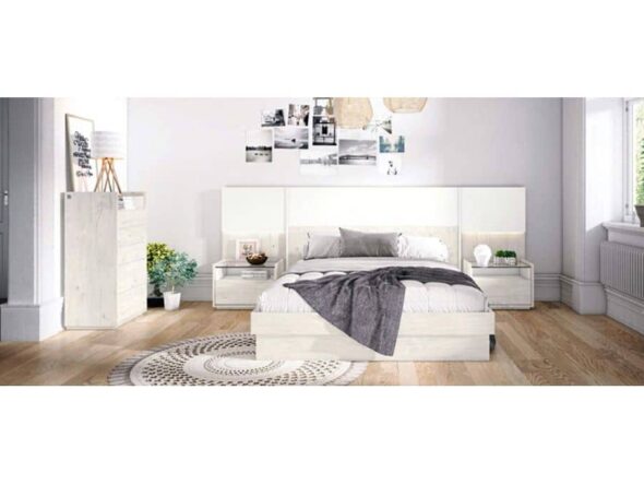 Dormitorio de matrimonio en Norway y blanco