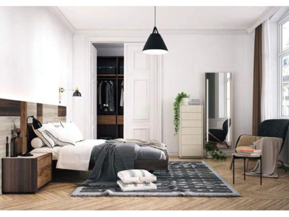 Dormitorio de matrimonio moderno